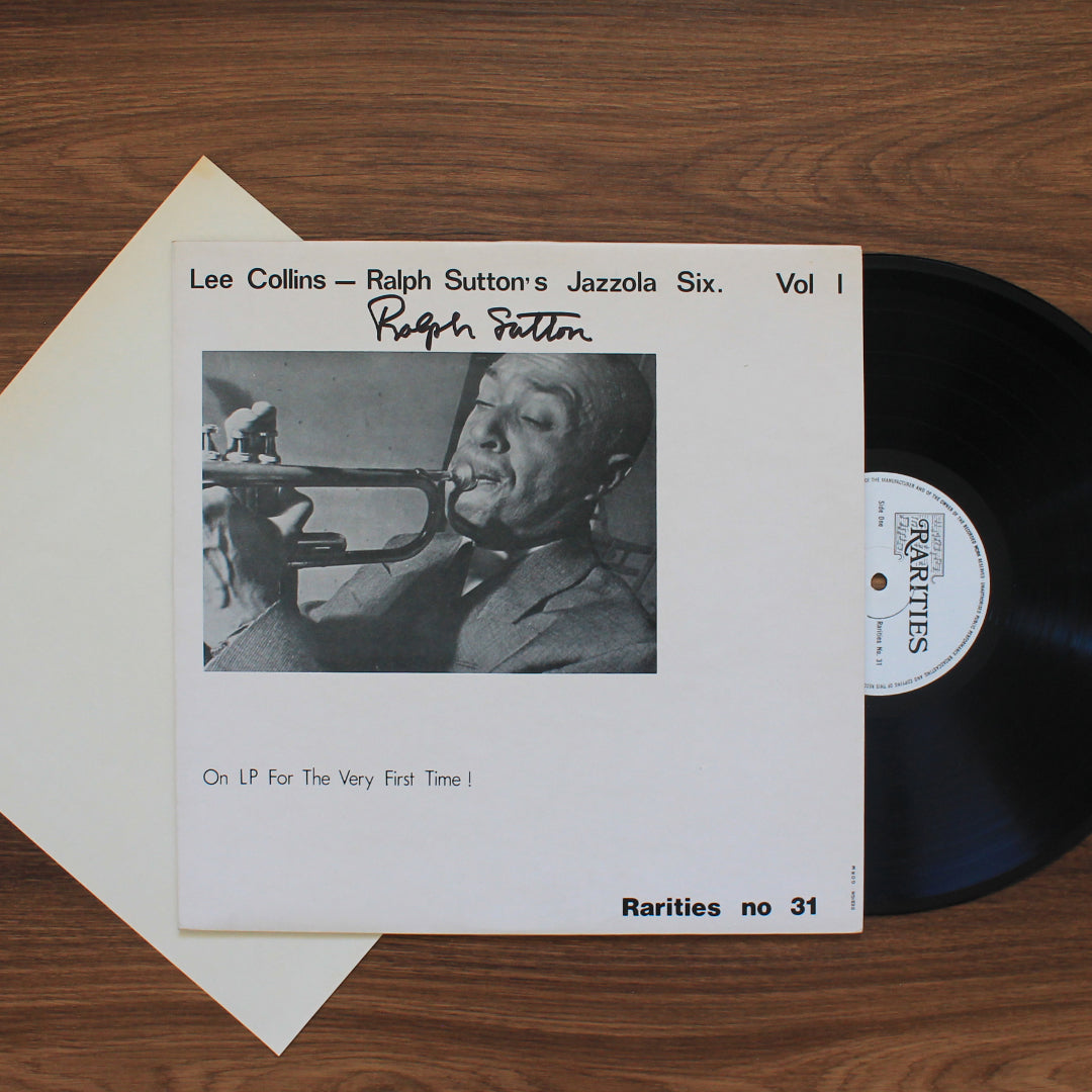 Lee Collins – Ralph Sutton Jazzola Six Vol.1 İmzalı Plak Japan Vinyl
