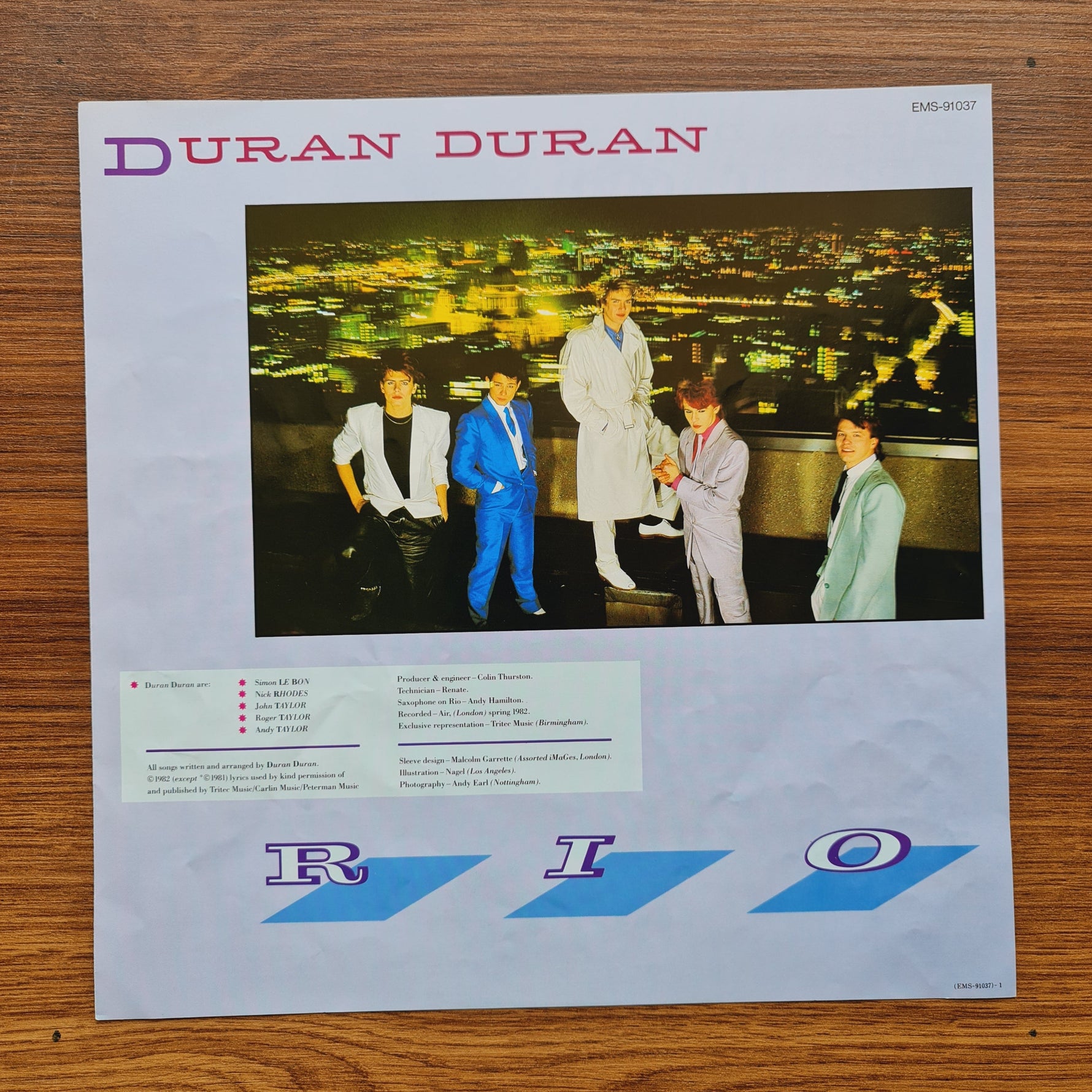 Duran Duran – Rio 33'lük LP PLAK Japan Vinyl