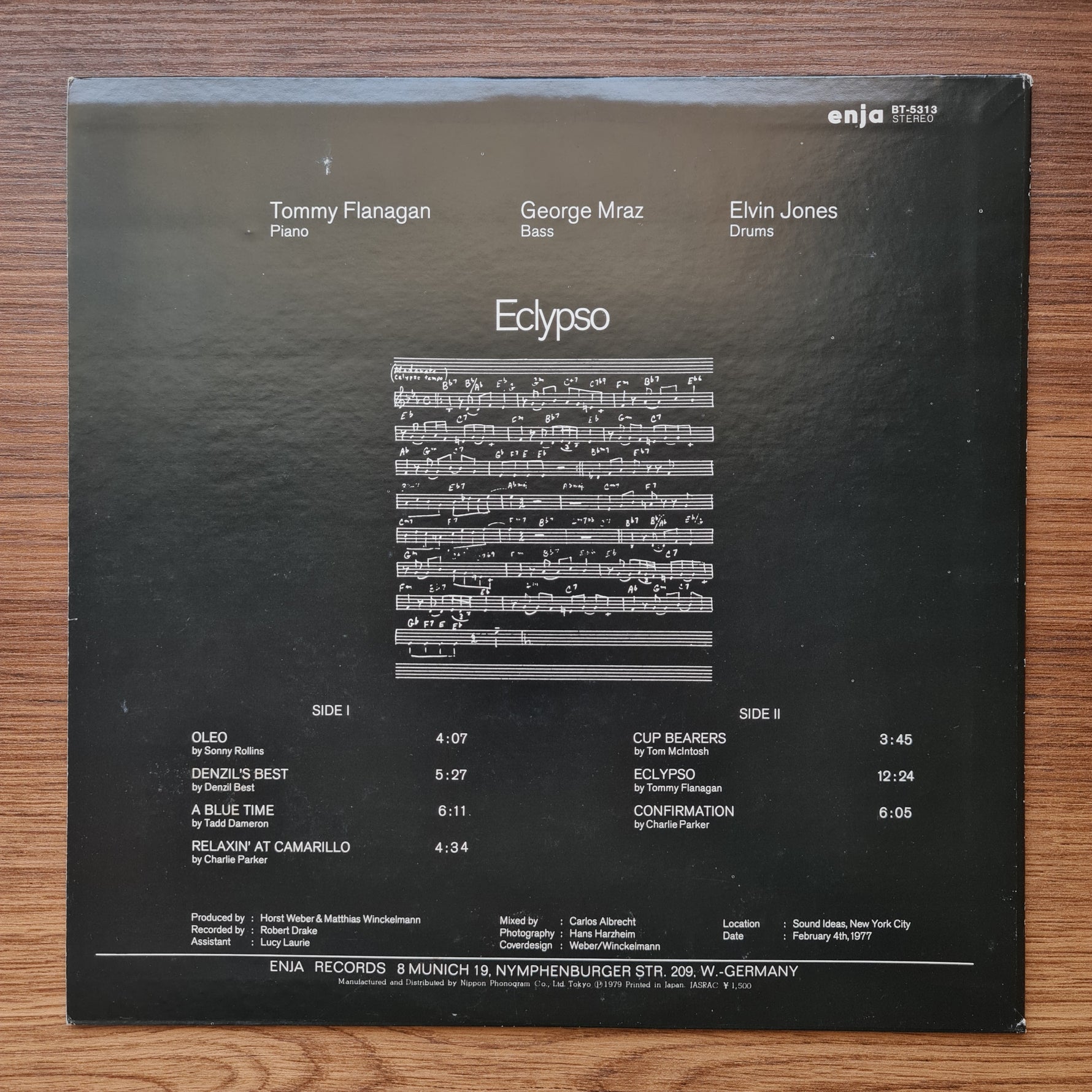 Tommy Flanagan Trio - Eclypso Japan Vinyl