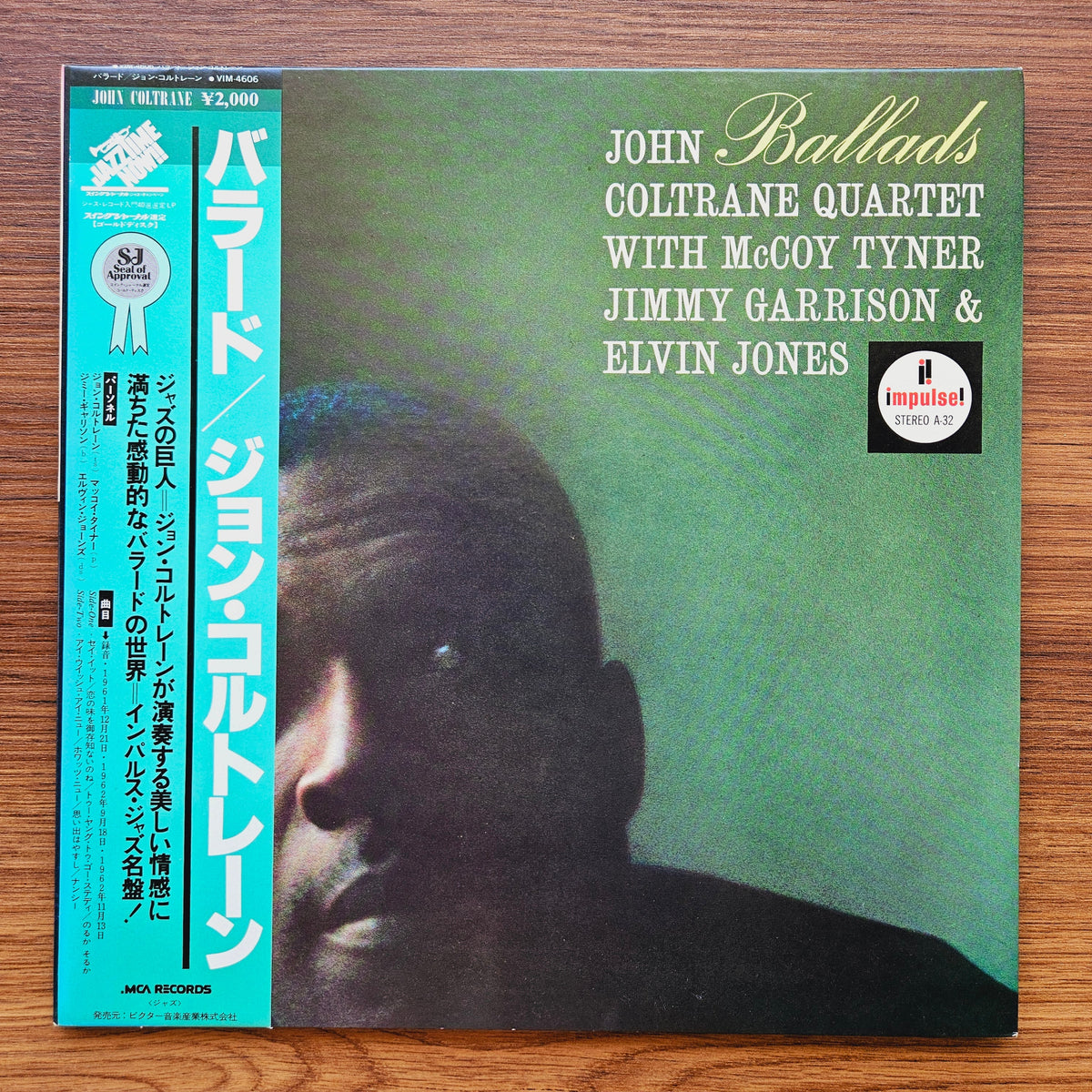 John Coltrane Quartet – Ballads 33'lük LP PLAK Japan Vinyl