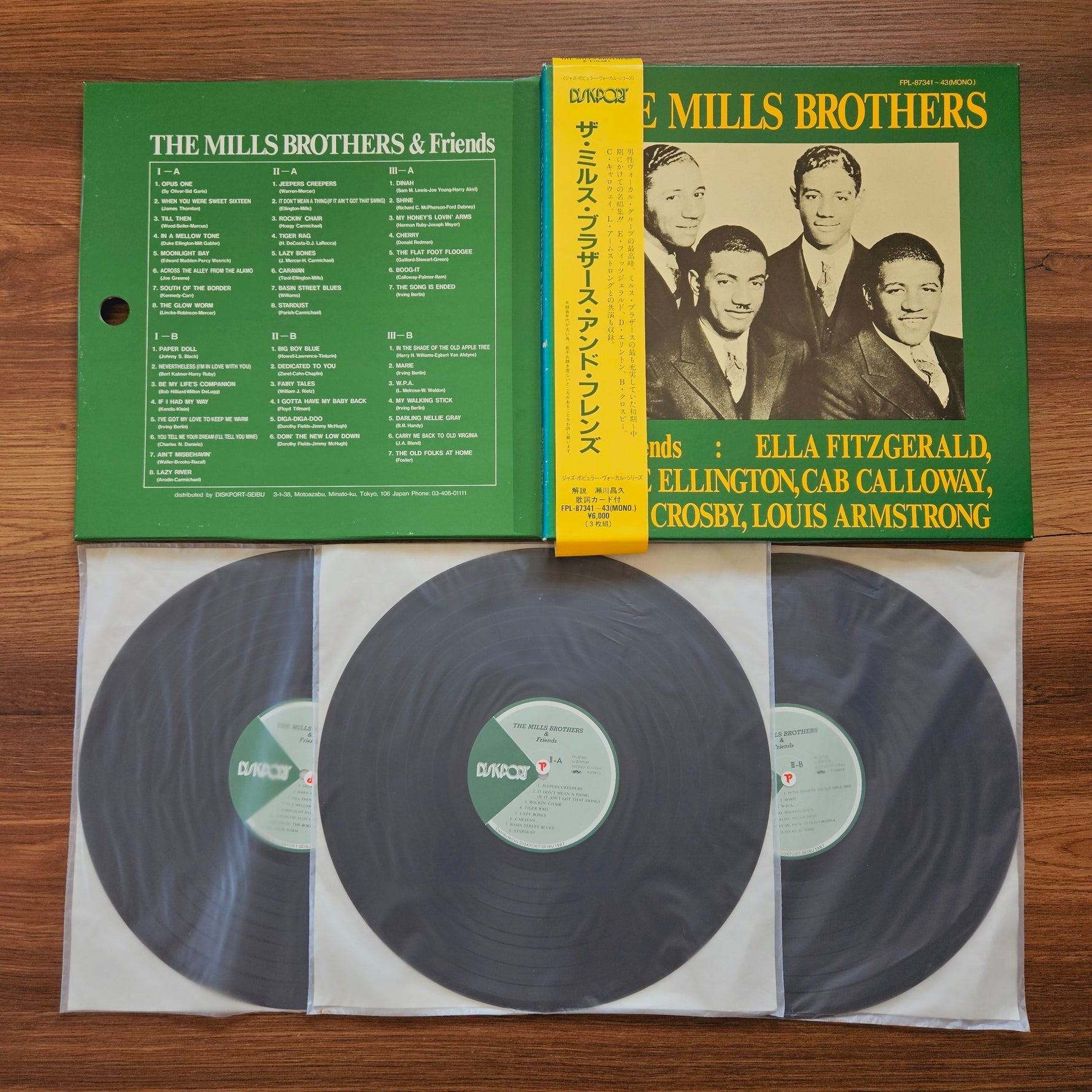 The Mills Brothers – Ella Fitzgerald, Duke Ellington, Cab Calloway, Bing Crosby Japan Vinyl