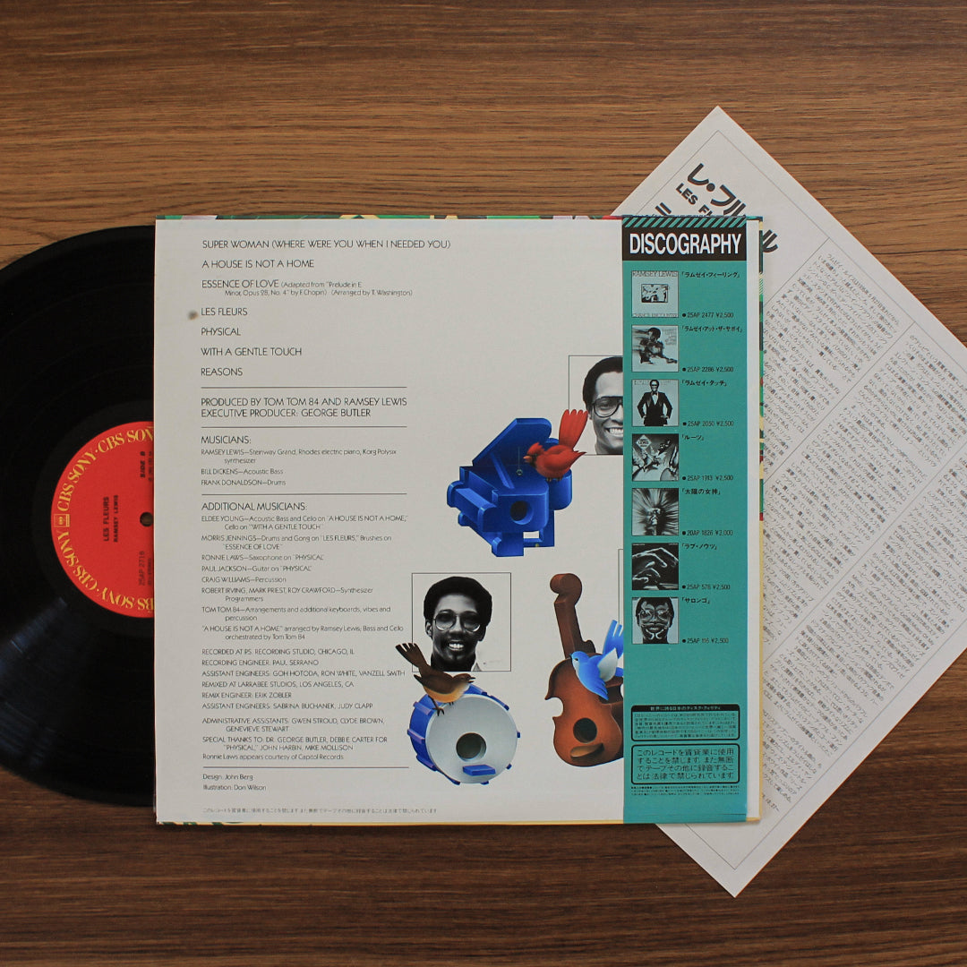 Ramsey Lewis – Les Fleurs 33'lük LP PLAK Japan Vinyl