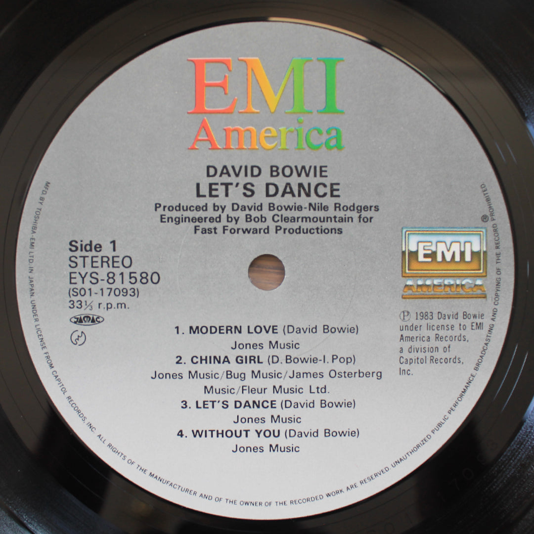 David Bowie - Let's Dance 33'lük LP PLAK Japan Vinyl