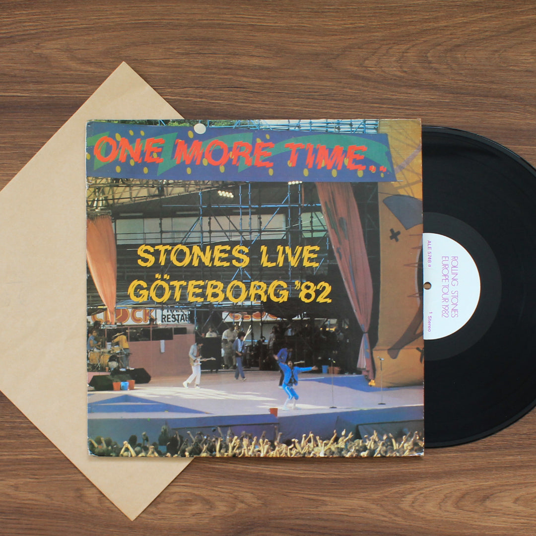 Rolling Stones - One More Time.. Stones Live Göteborg '82 33'lük LP PLAK Japan Vinyl