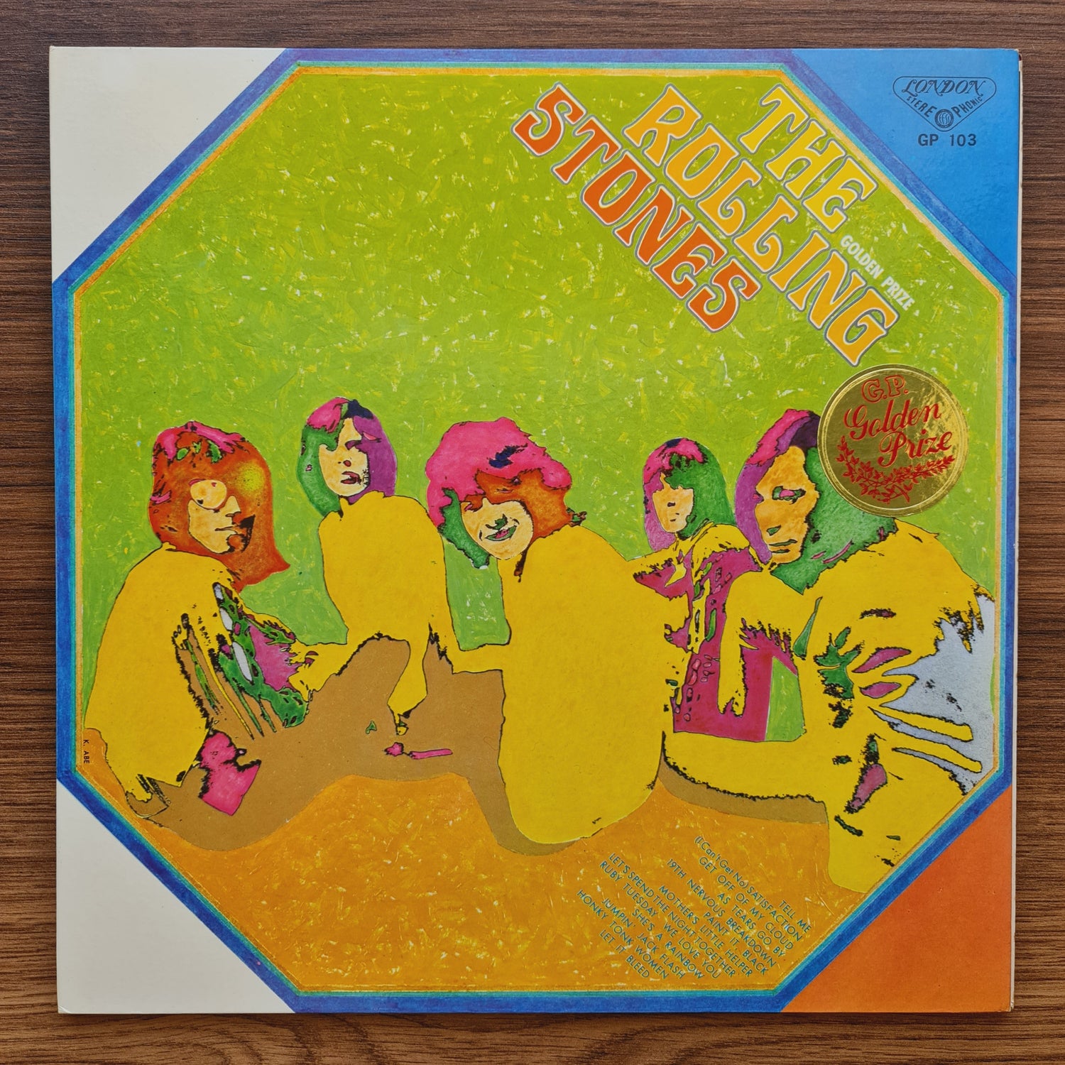 The Rolling Stones – Golden Prize 33'lük LP PLAK Japan Vinyl