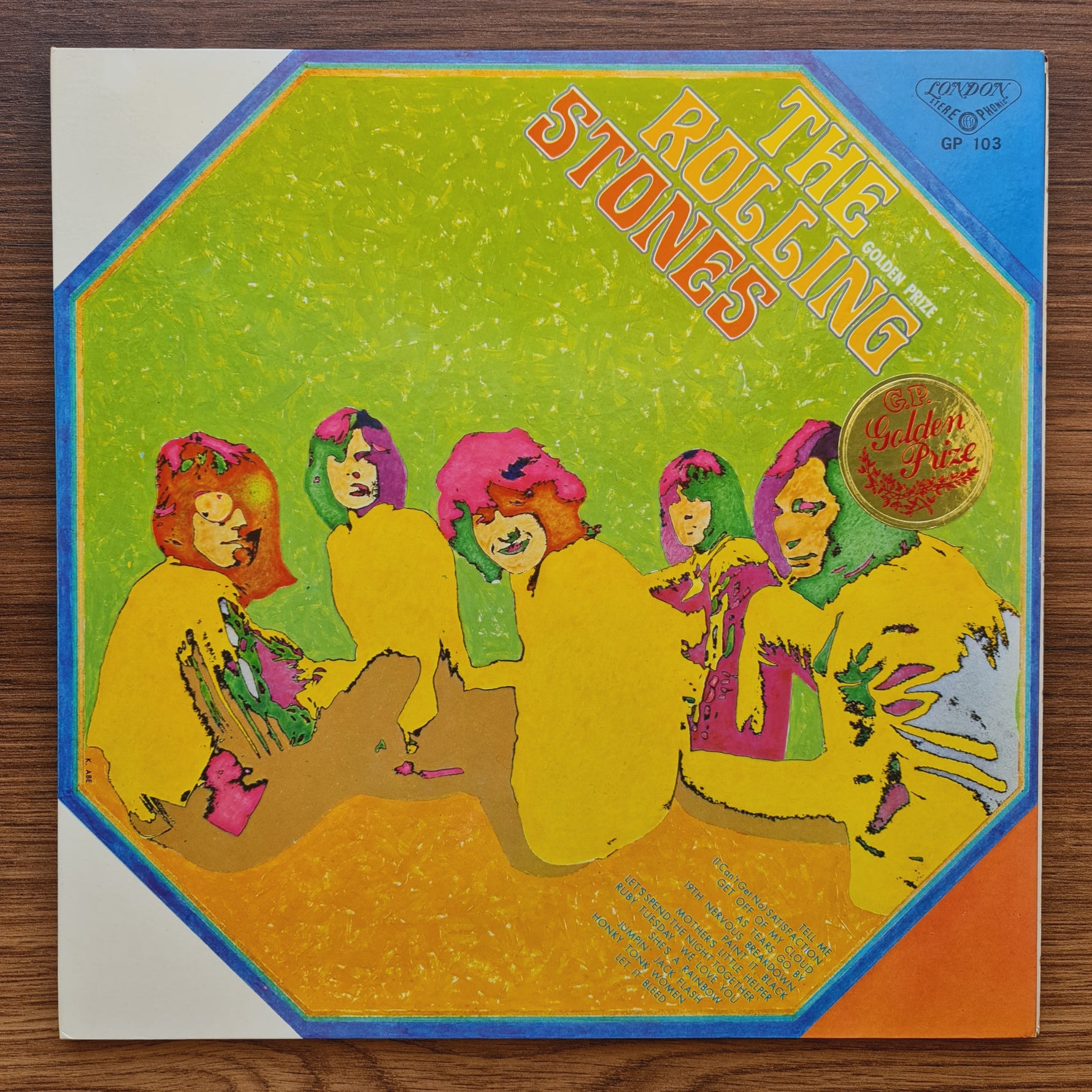 The Rolling Stones – Golden Prize 33'lük LP PLAK Japan Vinyl