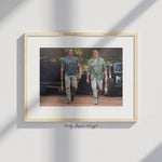 Dwayne Johnson & Jason Statham 20x30 cm El İmzalı Fotoğraf (Ömür Boyu COA) Japan Vinyl
