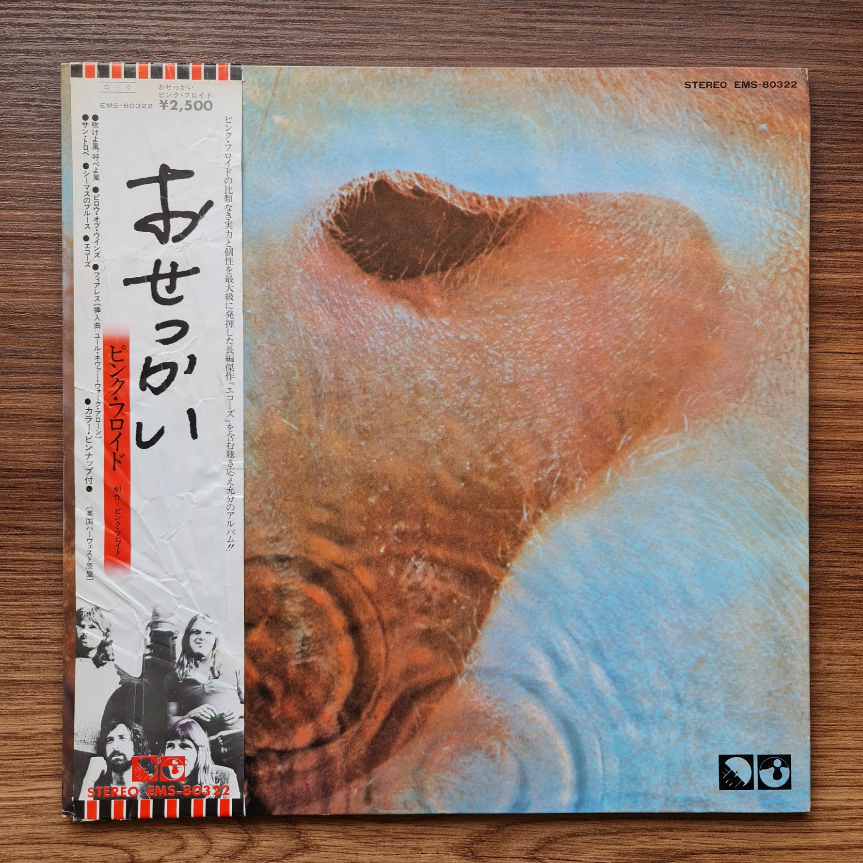 Pink Floyd – Meddle 33'lük LP PLAK Japan Vinyl