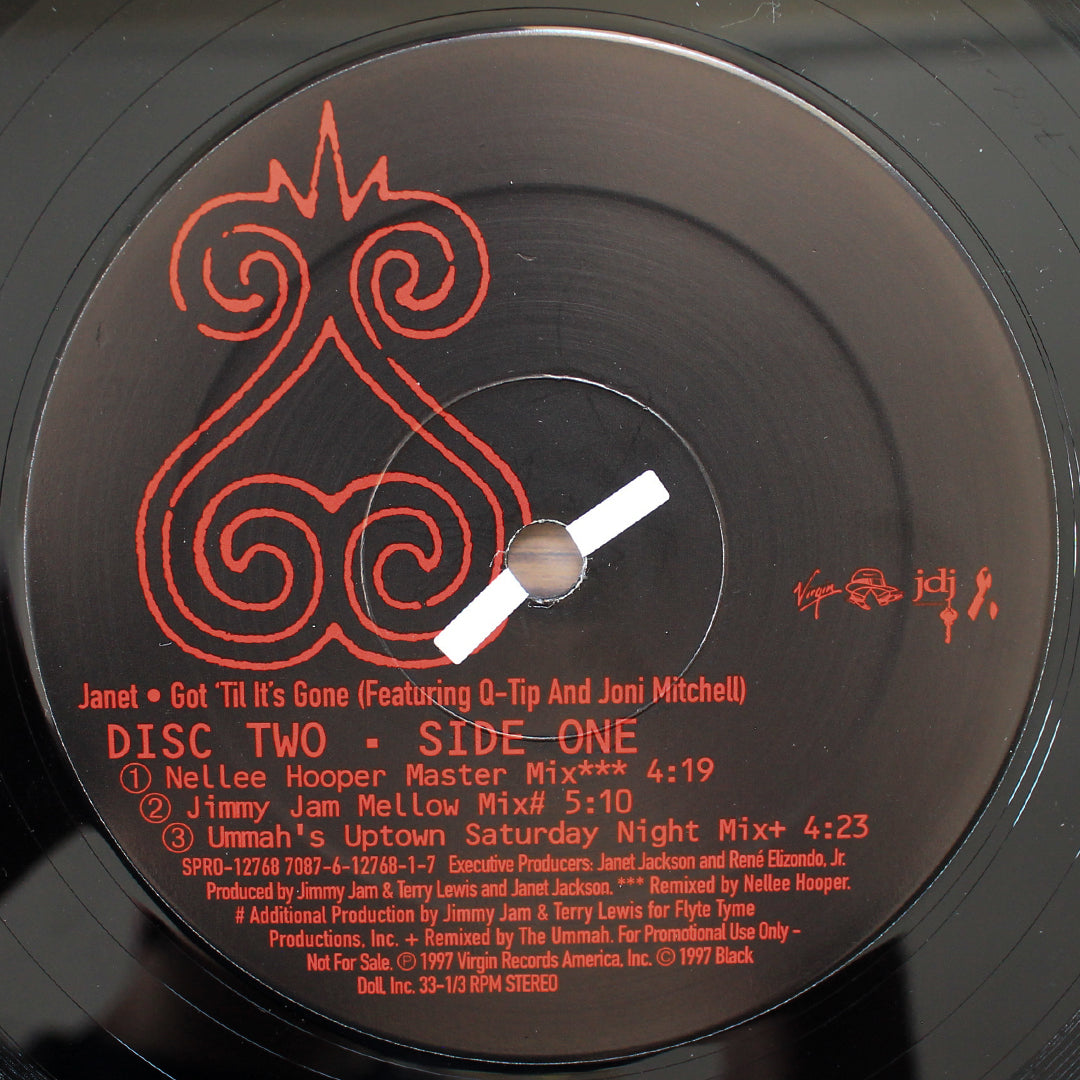 Janet Featuring Q-Tip And Joni Mitchell - Got 'Til It's Gone Japan Vinyl