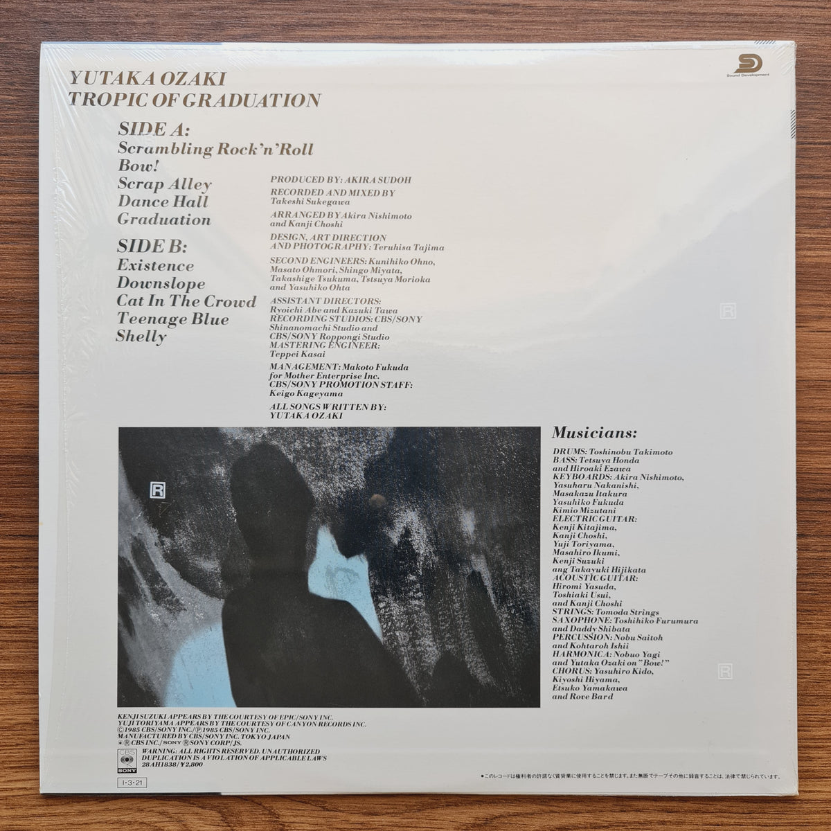 Yutaka Ozaki – Tropic Of Graduation Japan Vinyl