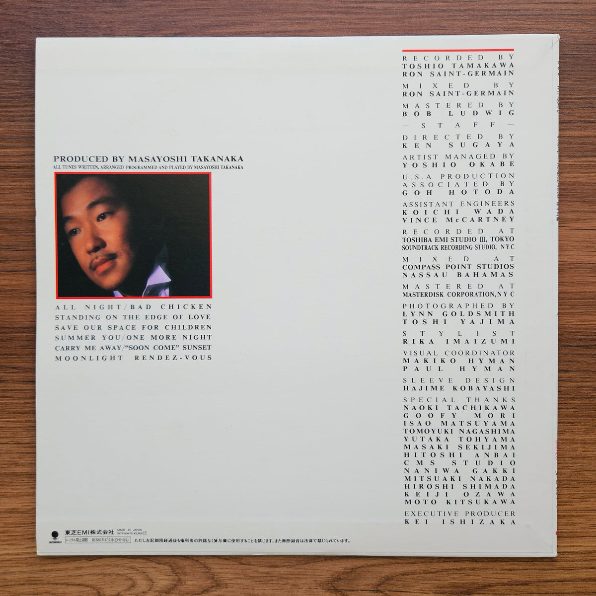 Masayoshi Takanaka - Rendez-Vous 33'lük LP PLAK Japan Vinyl