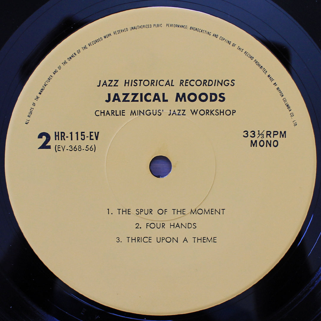 Charles Mingus' Jazz Workshop - Jazzical Moods 33'lük LP PLAK Japan Vinyl