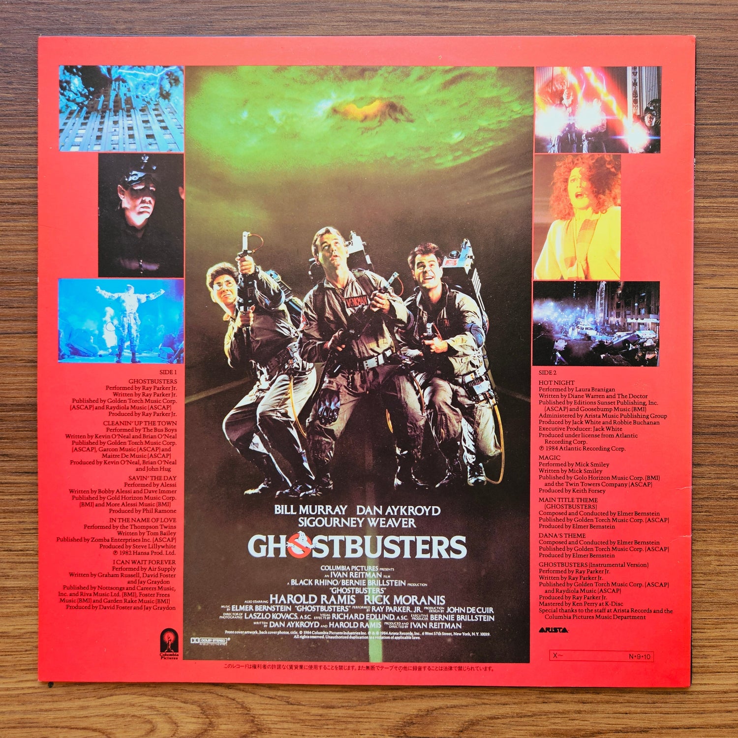 Ghostbusters Original Soundtrack (Picture Disc) 33'lük LP PLAK Japan Vinyl
