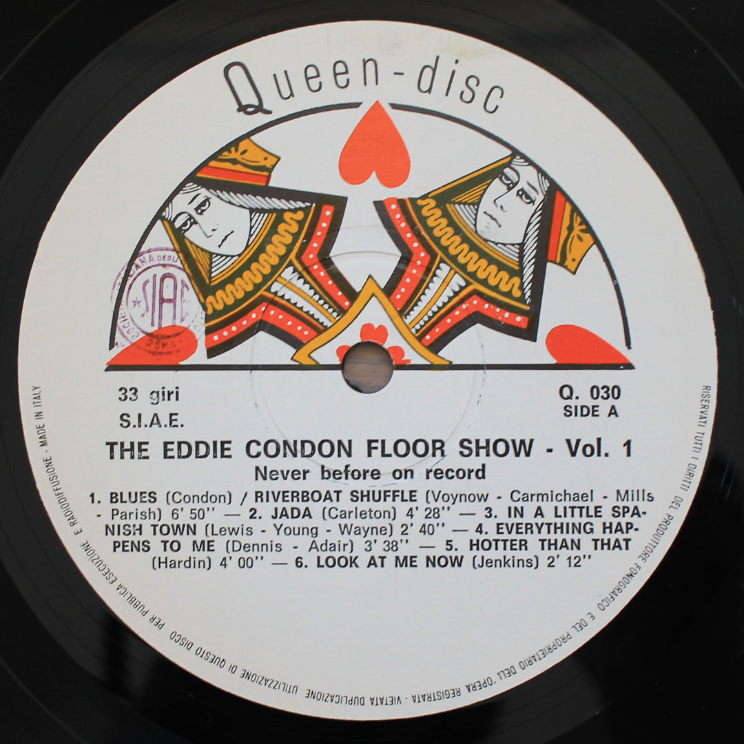 Eddie Condon – The Eddie Condon Floor Show Vol.1 İmzalı Plak Japan Vinyl