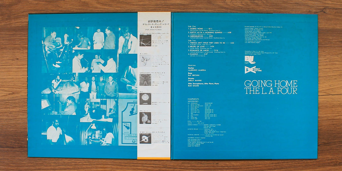 The L.A. Four - Going Home 33'lük LP PLAK Japan Vinyl
