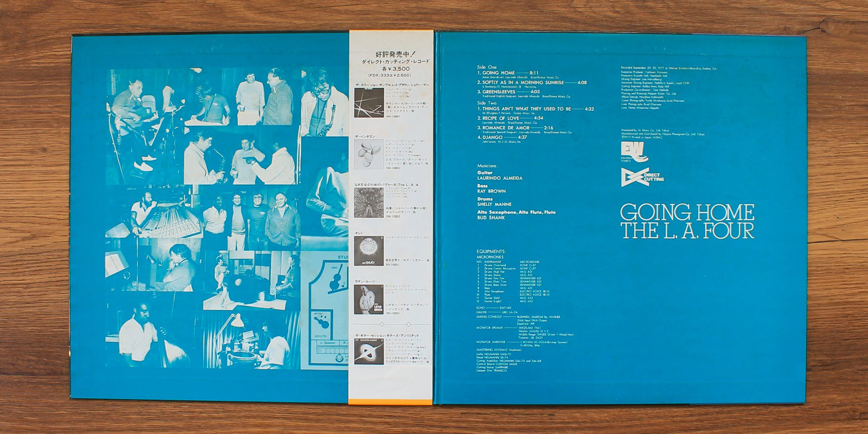 The L.A. Four - Going Home 33'lük LP PLAK Japan Vinyl