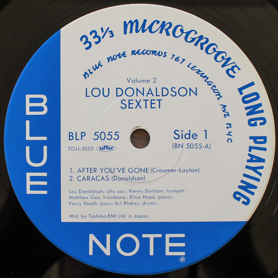 Lou Donaldson Sextet - Lou Donaldson Sextet Volume 2 Japan Vinyl