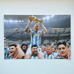 Lionel Messi 20x30 cm Boyutunda El İmzalı Fotoğraf (Ömür Boyu COA) Japan Vinyl