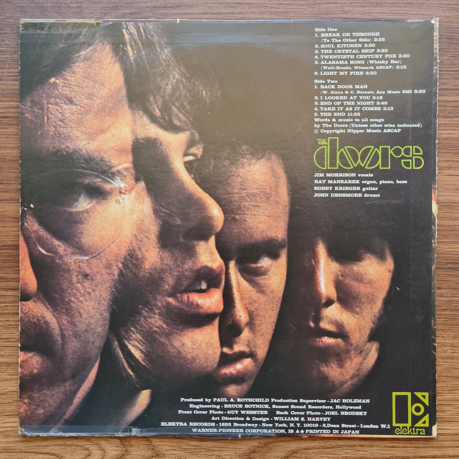 The Doors – The Doors 33'lük LP PLAK Japan Vinyl