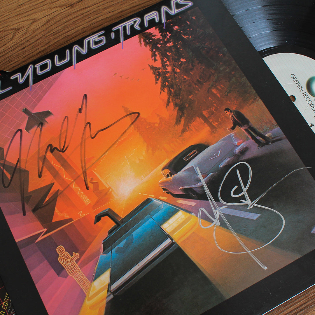 Neil Young – Trans İmzalı Plak Japan Vinyl