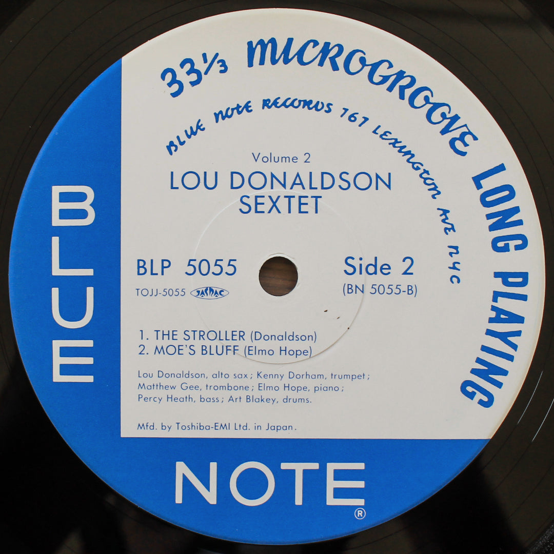 Lou Donaldson Sextet - Lou Donaldson Sextet Volume 2 Japan Vinyl