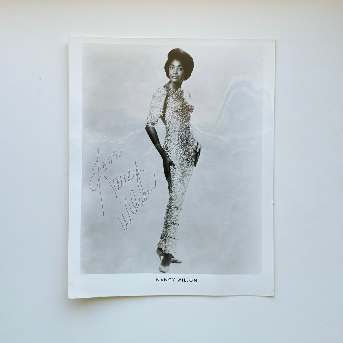 Nancy Wilson 21x26 cm Boyutunda El İmzalı Fotoğraf (Ömür Boyu COA) Japan Vinyl