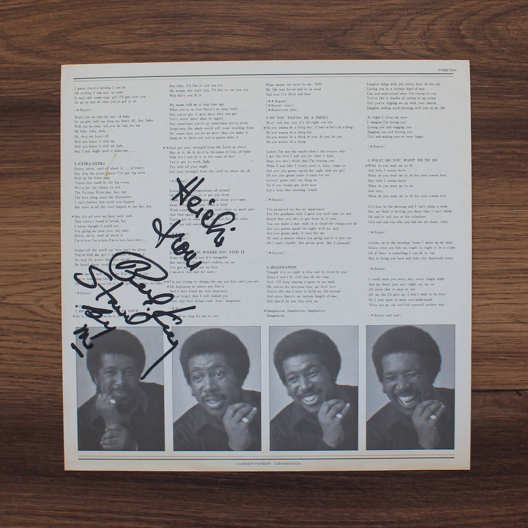 Ben E. King – Supernatural İmzalı Plak Japan Vinyl