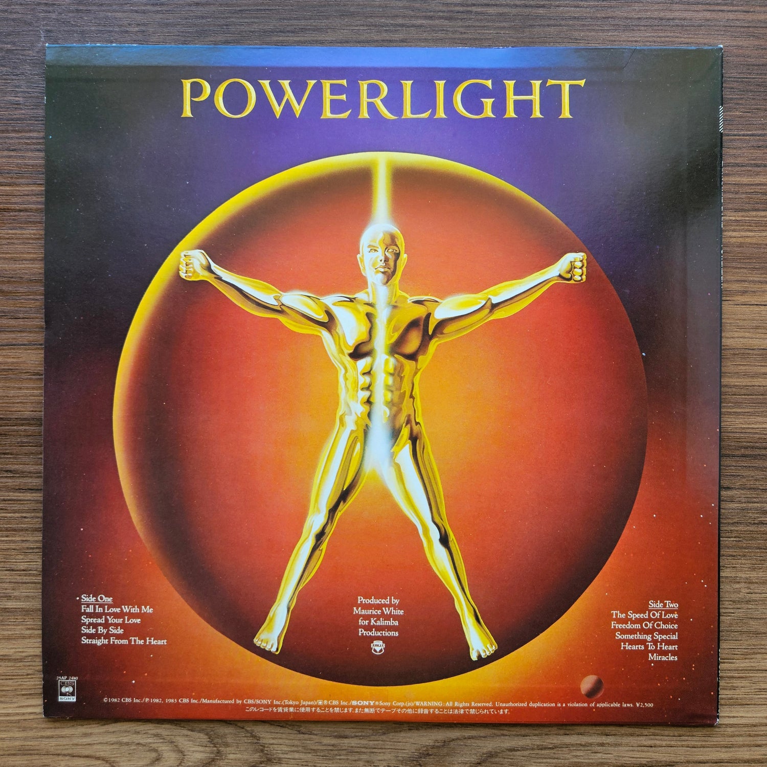 Earth, Wind & Fire – Powerlight 33'lük LP PLAK Japan Vinyl