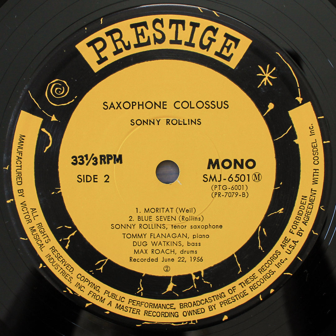 Sonny Rollins - Saxophone Colossus Japan Vinyl
