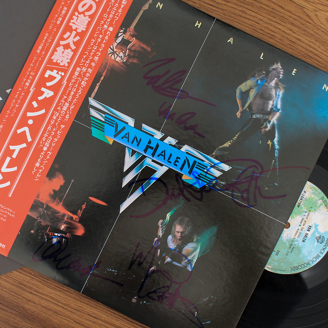 Van Halen – Van Halen İmzalı Plak Japan Vinyl