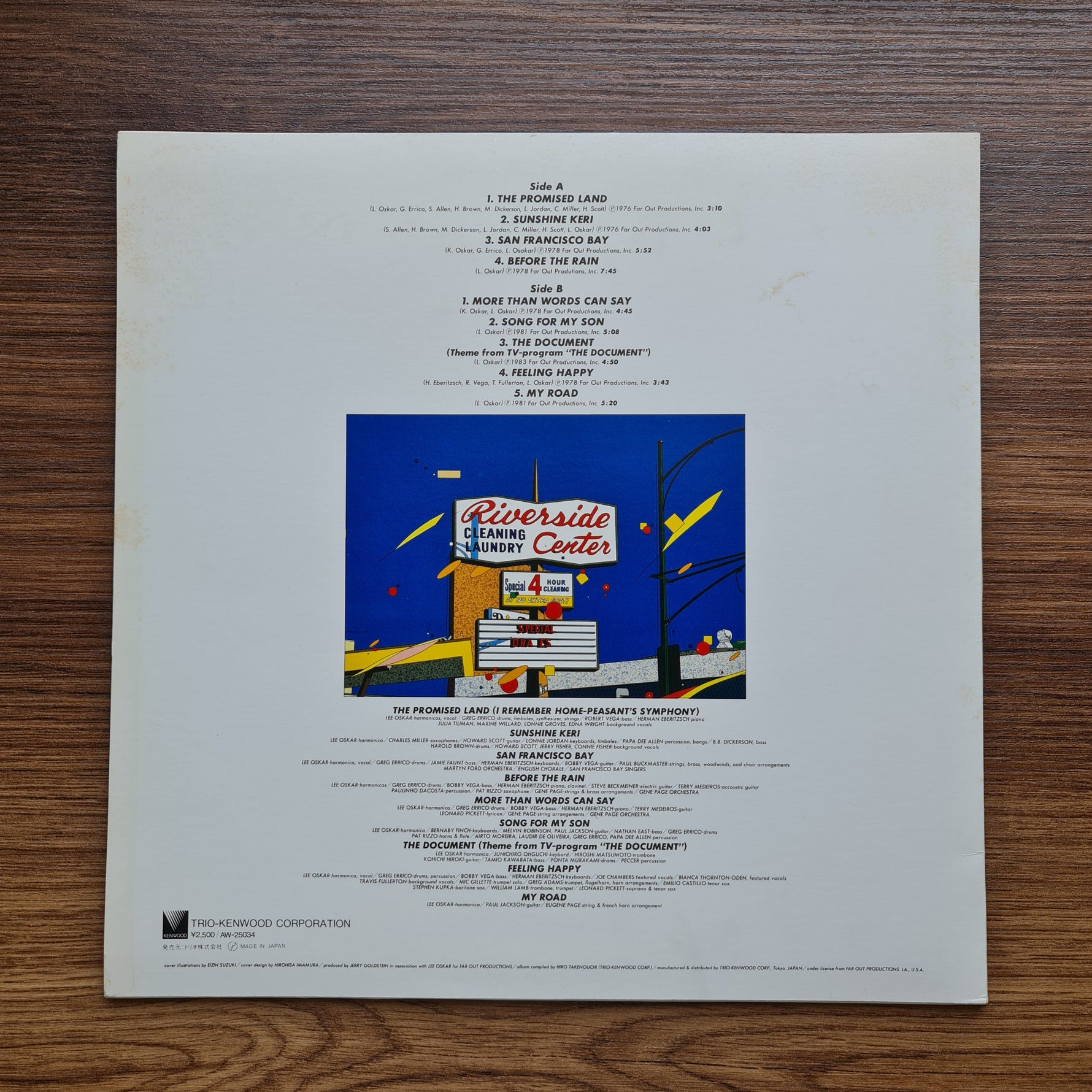Lee Oskar – The Best Of Lee Oskar 33'lük LP PLAK Japan Vinyl