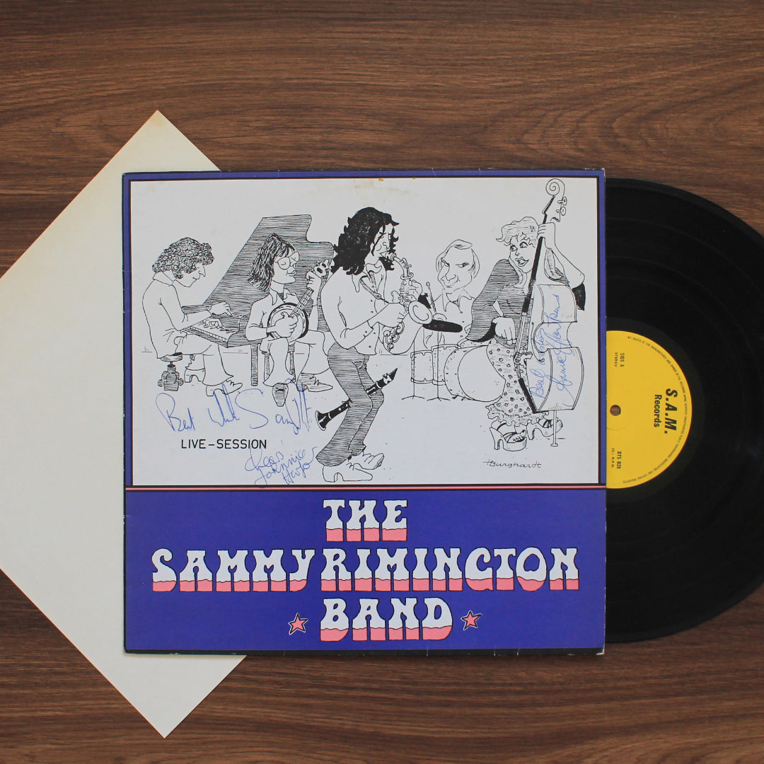 Sammy Rimington Band – Live - Session İmzalı Plak Japan Vinyl