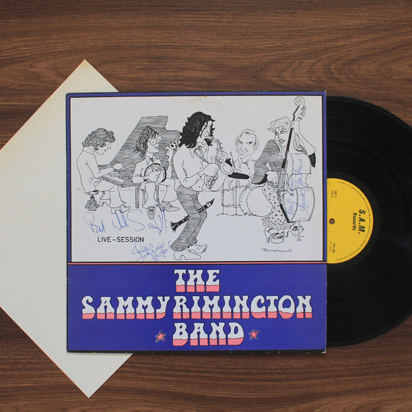 Sammy Rimington Band – Live - Session Signed Record