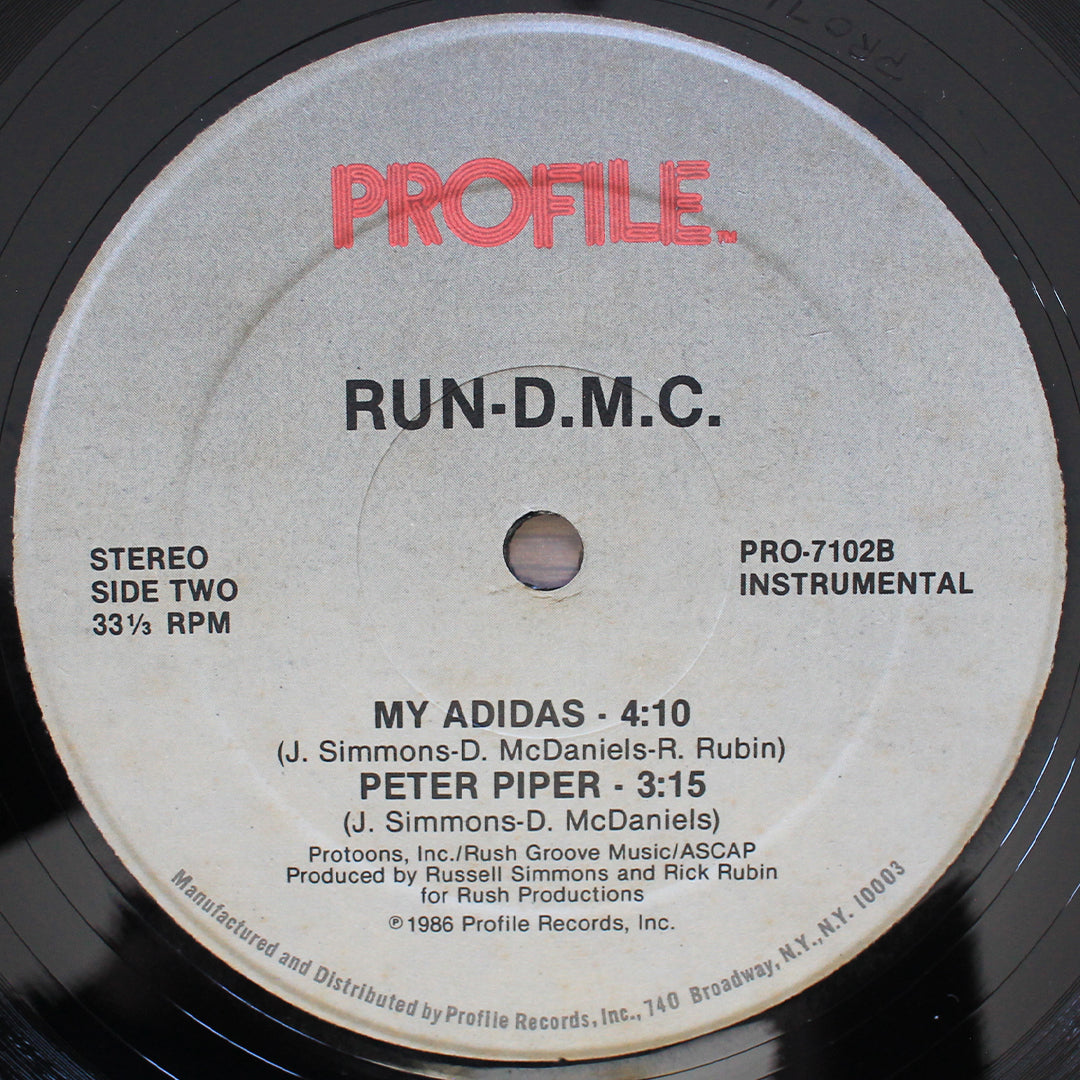Run D.M.C. - My Adidas  Peter Piper 33'lük LP PLAK Japan Vinyl