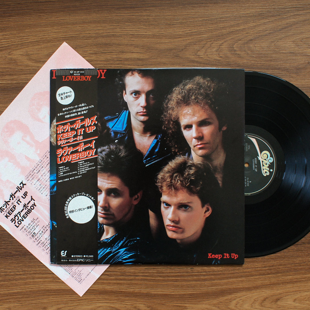 Loverboy - Keep It Up 33'lük LP PLAK Japan Vinyl