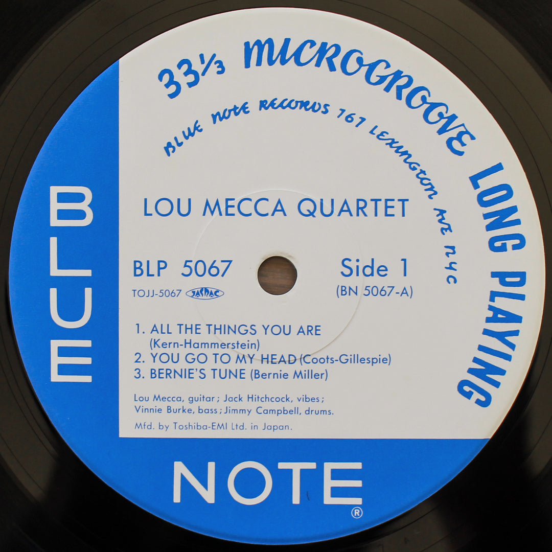 Lou Mecca Quartet - Lou Mecca Quartet Japan Vinyl