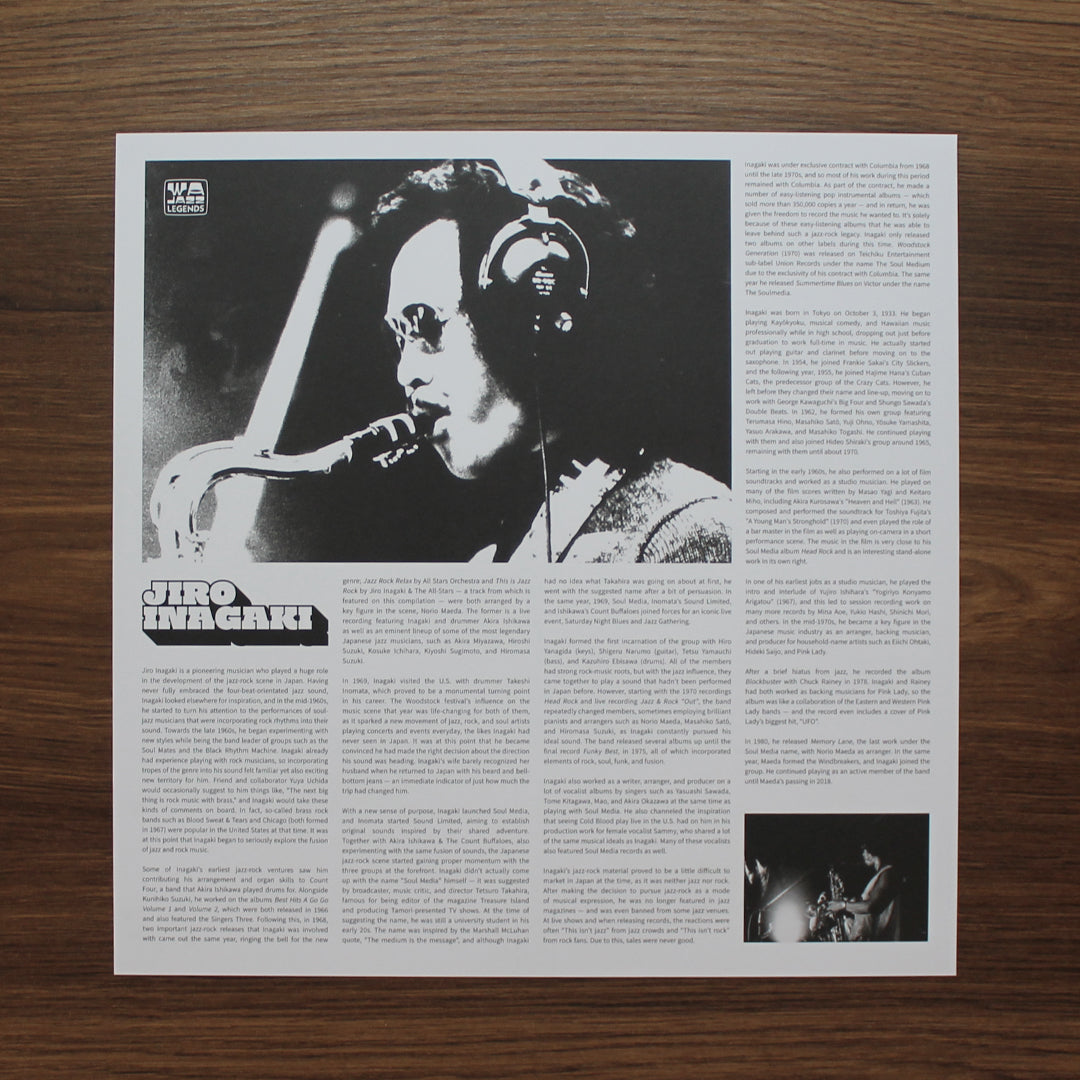 Jiro Inagaki - Selected by Yusuke Ogawa Japan Vinyl
