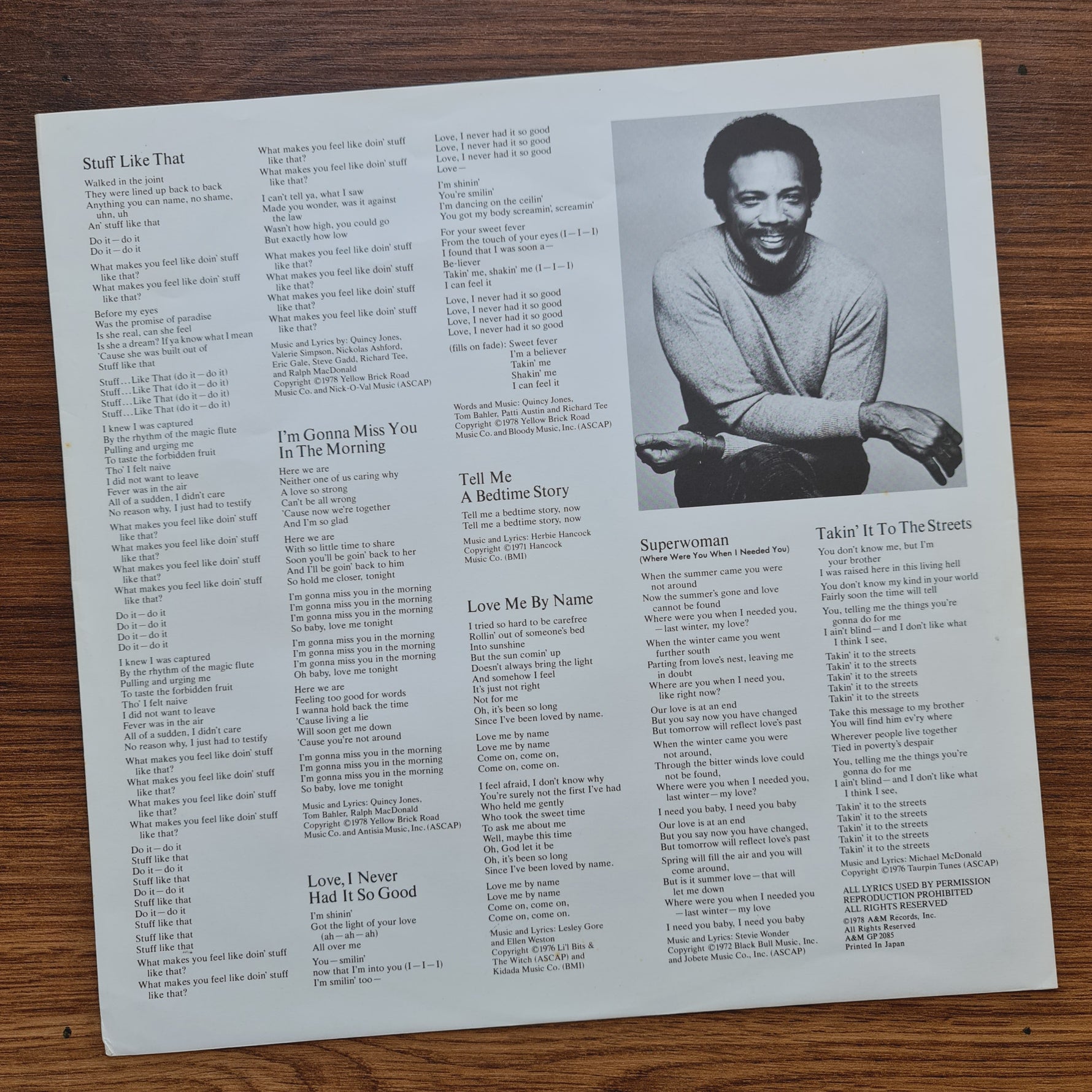 Quincy Jones – Sounds ... And Stuff Like That!! 33'lük LP PLAK Japan Vinyl