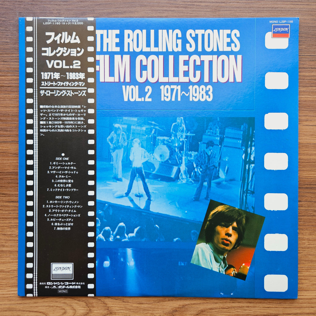 The Rolling Stones – Film Collection Vol.2 1971~1983 33'lük LP PLAK Japan Vinyl