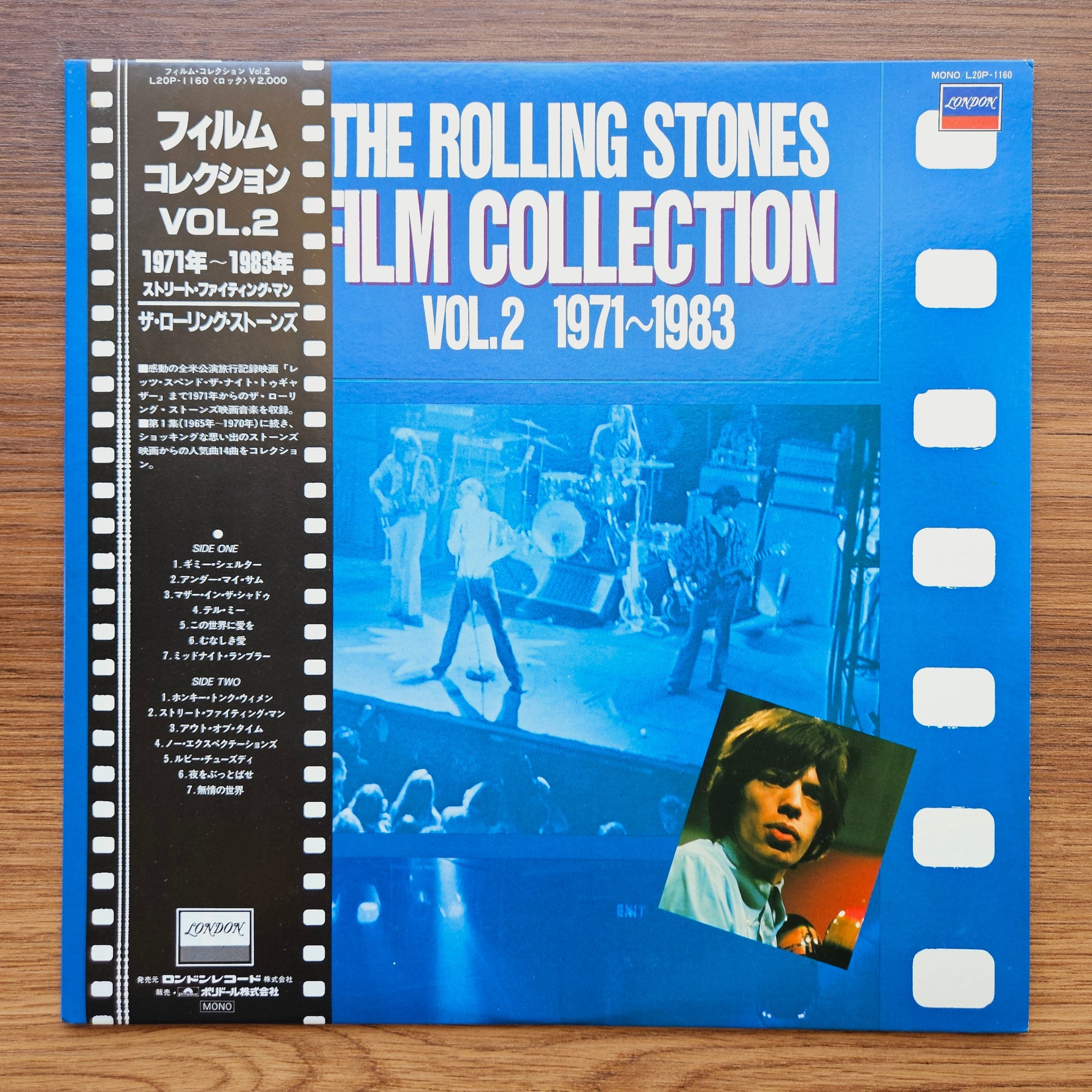 The Rolling Stones – Film Collection Vol.2 1971~1983 33'lük LP PLAK Japan Vinyl