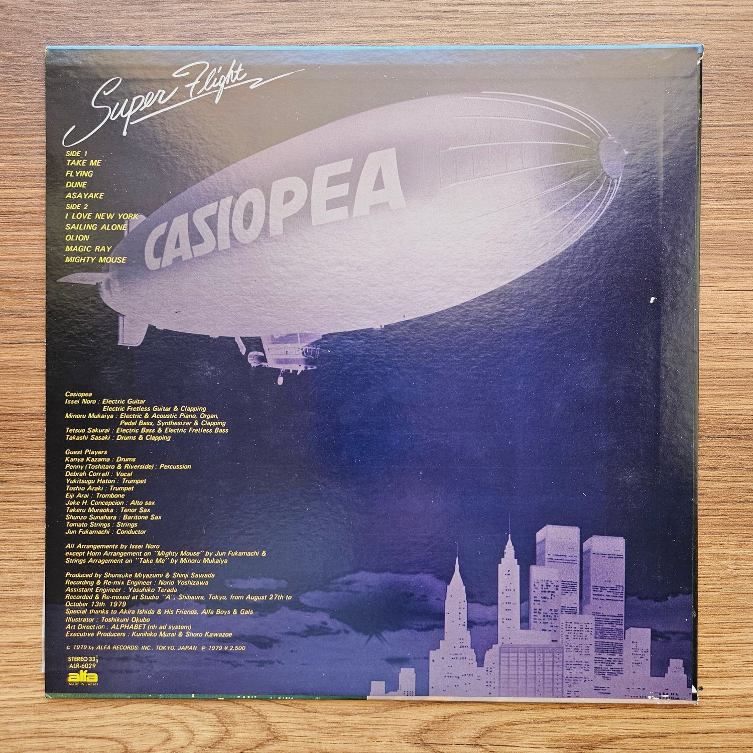 Casiopea – Super Flight 33'lük LP PLAK Japan Vinyl