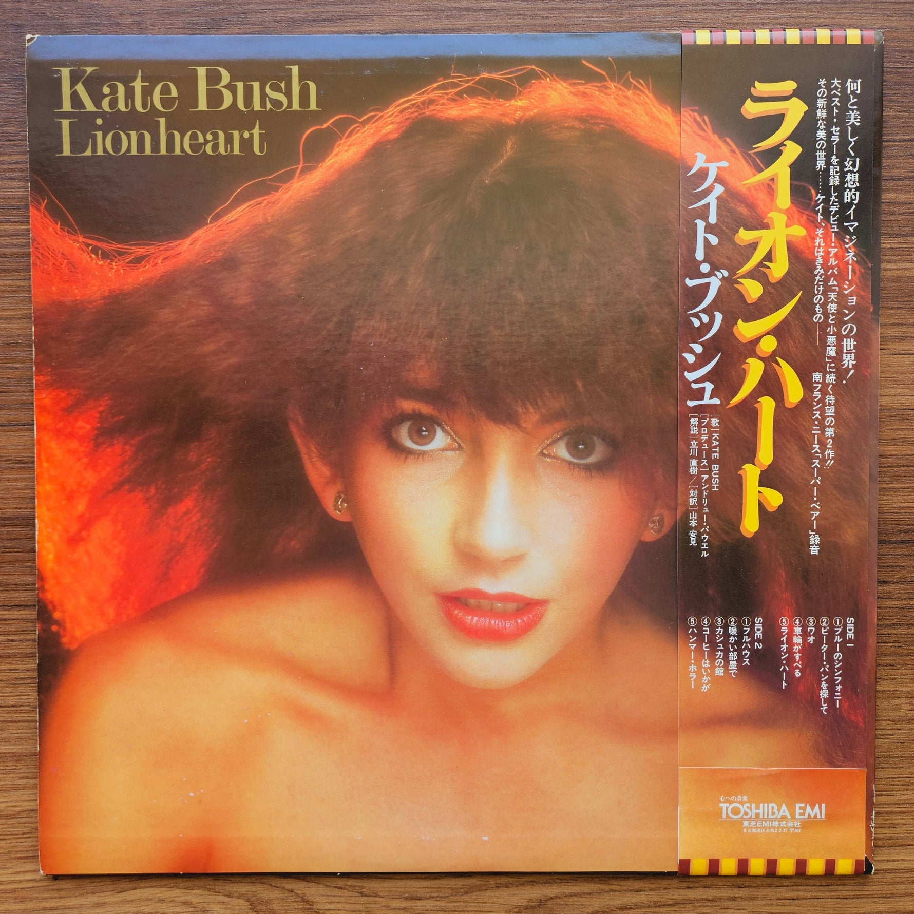 Kate Bush – Lionheart 33'lük LP PLAK Japan Vinyl