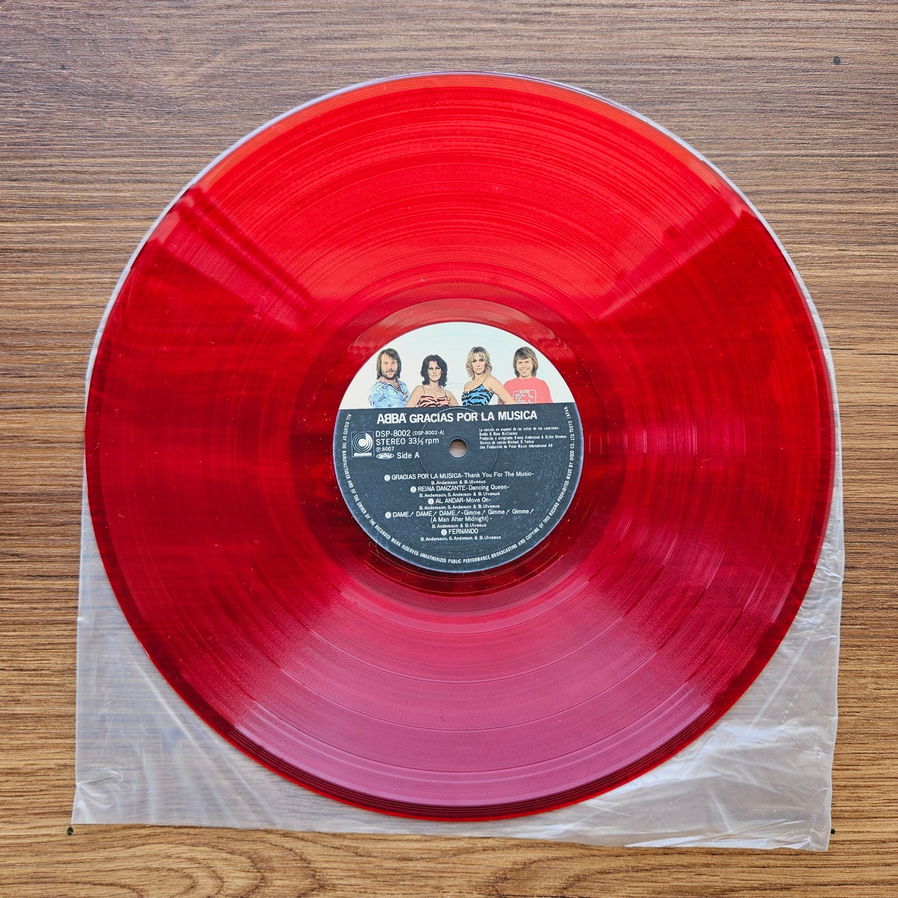 ABBA – Gracias Por La Musica 33'lük LP PLAK Japan Vinyl