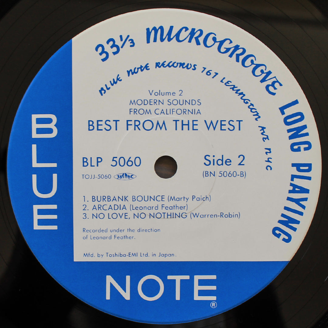 Best From The West Vol. 2 - Modern Sounds From California (10'' Plak) Japan Vinyl
