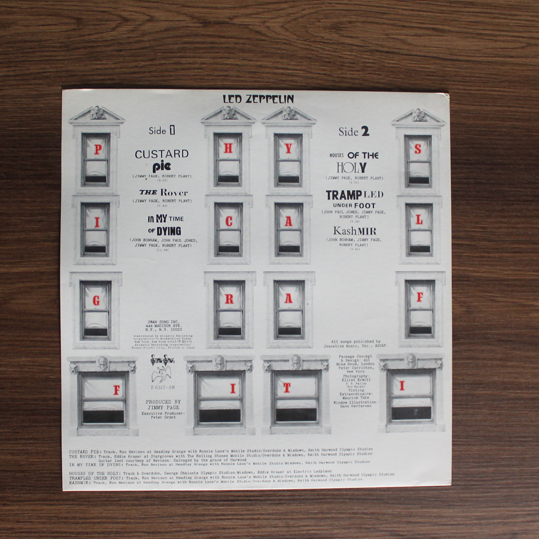 Led Zeppelin ‎- Physical Graffiti Japan Vinyl