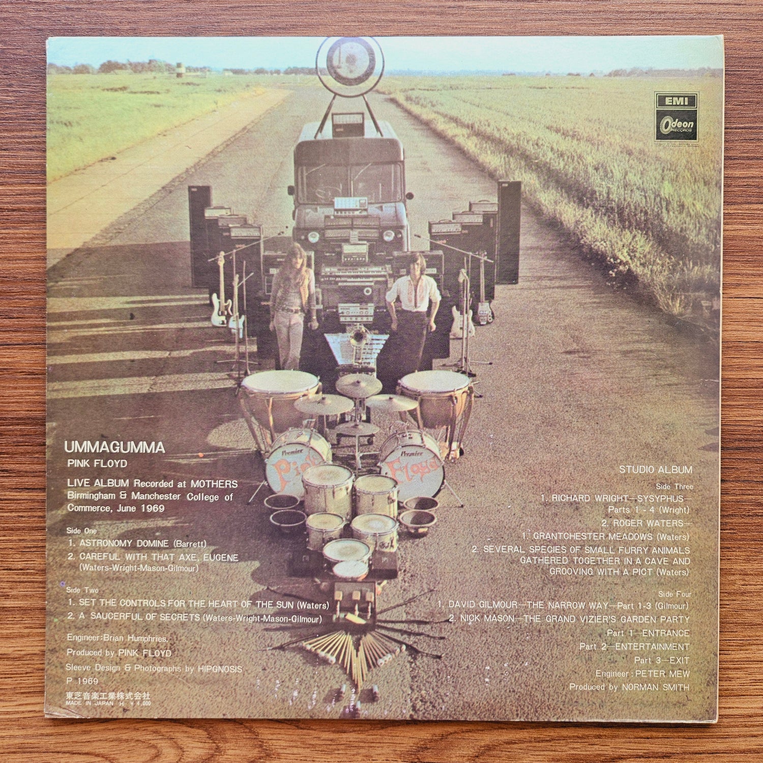 Pink Floyd – Ummagumma 33'lük LP PLAK Japan Vinyl