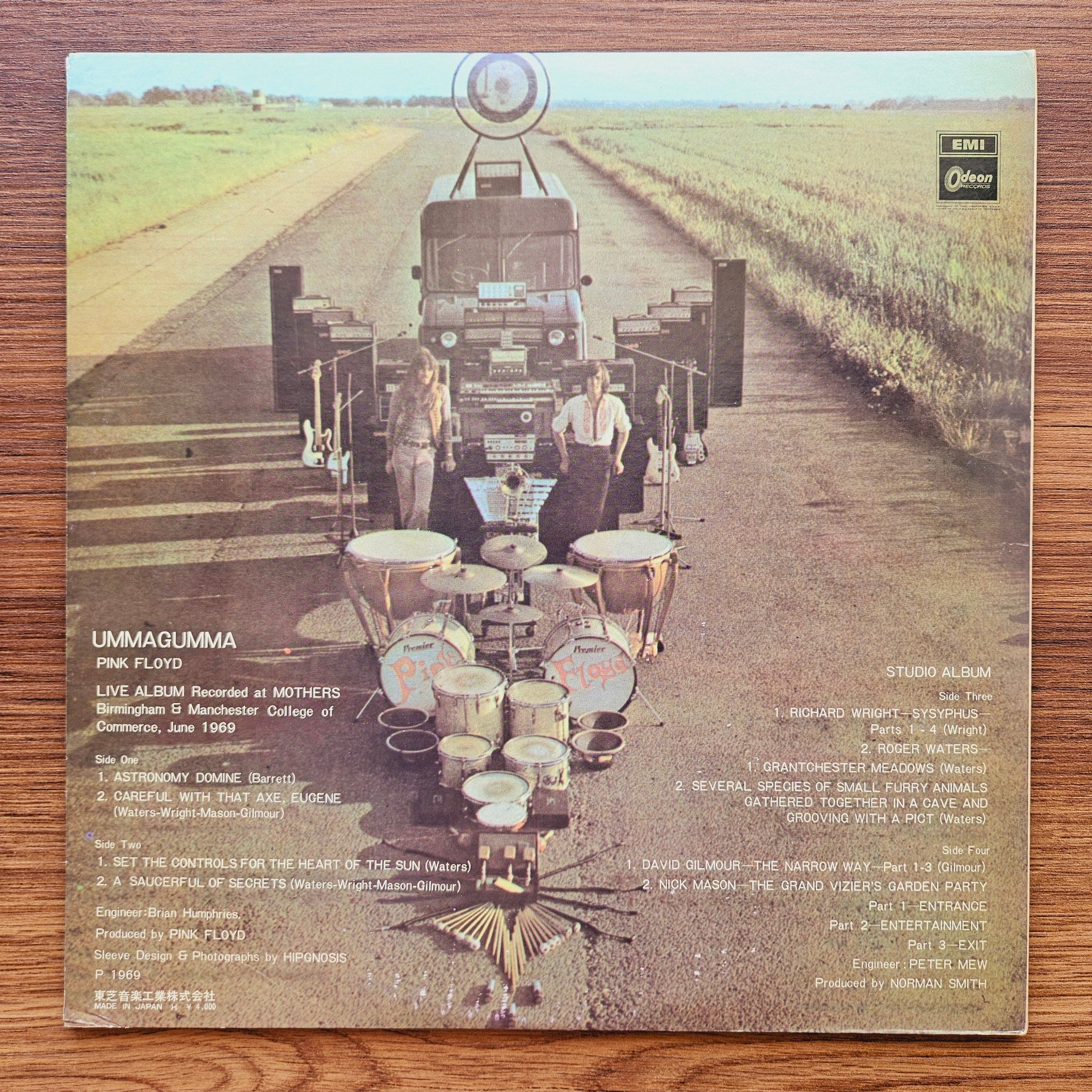 Pink Floyd – Ummagumma 33'lük LP PLAK Japan Vinyl