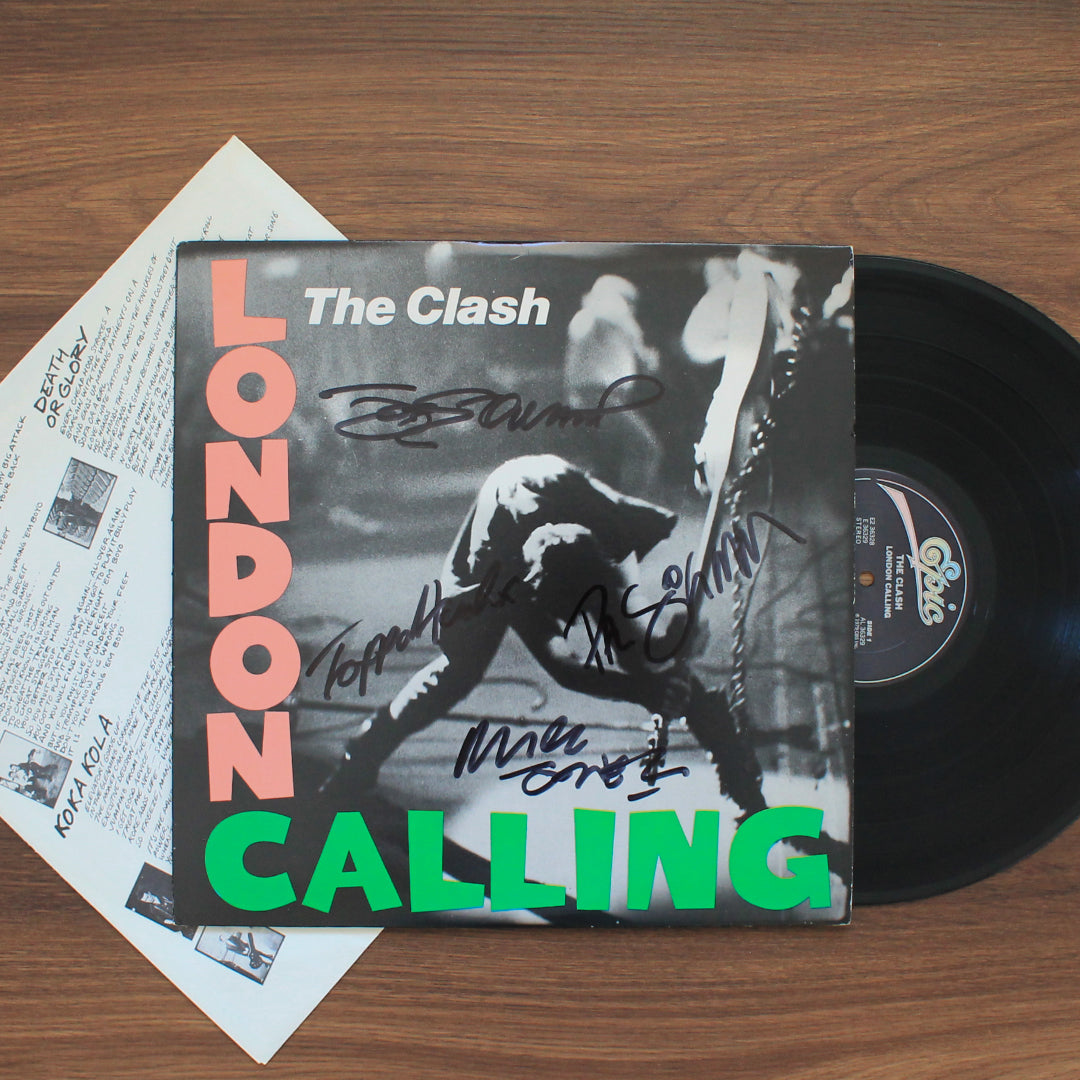 The Clash – London Calling İmzalı Plak Japan Vinyl