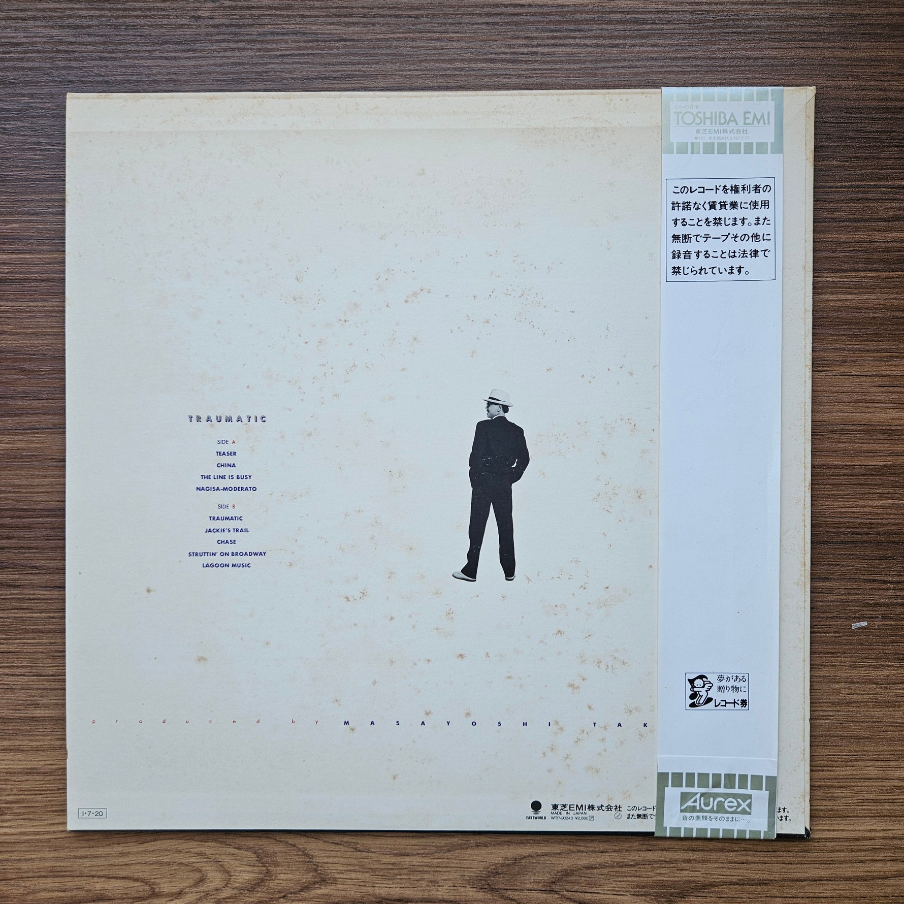 Masayoshi Takanaka – Traumatic 33'lük LP PLAK Japan Vinyl