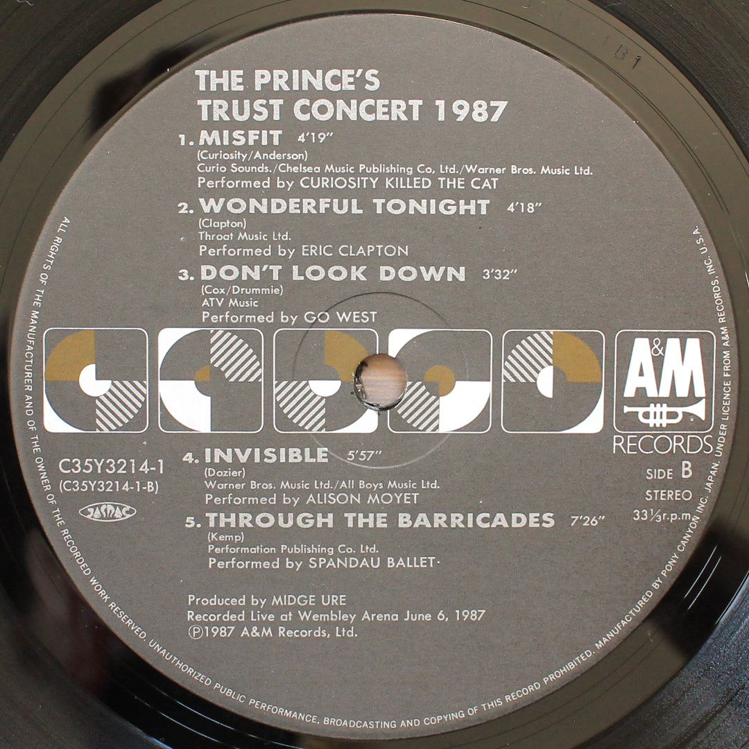 The Prince's Trust Concert 1987 Japan Vinyl